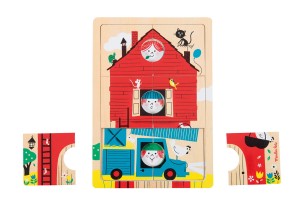 Puzzle drewniane 3 warstwowe 1,2,3 TO MY! 713301