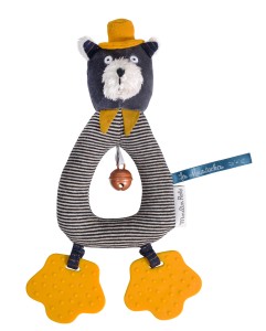 Maskotka - grzechotka  LES MOUSTACHES 666012