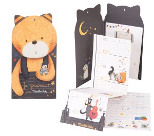 Miarka wzrostu z naklejkami LES MOUSTACHES 666134