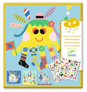 Zestaw art. z naklejkami  MORSKIE STWORKI DJ08931