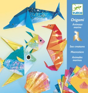 Origami MORSKIE ZWIERZĘTA (metaliczne)  DJ08755