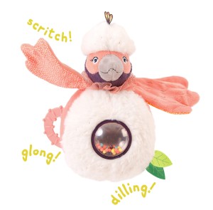 Pluszowa maskotka-grzechotka papuga PALOMA 668081