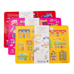 Zestaw 12 plastikowych szablonów 713600