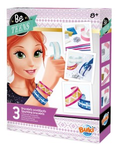 Zrób to sam - BROKATOWE BRANSOLETKI BE204