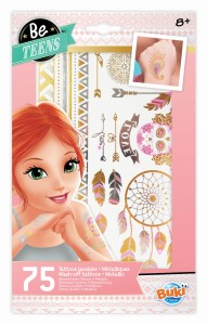 Tatuaże metaliczne 75 sztuk TA002