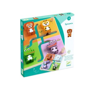 Drewniany labirynt zwierzątka Spinamix DJ01611