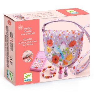 Różowa torebka z akcesoriami DJ06686