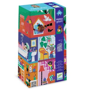 Puzzle gigant DOMEK MAŁYCH PRZYJACIÓŁ DJ07169
