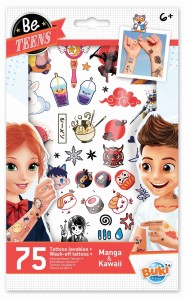 Tatuaże MANGA KAWAI 75 sztuk TA007