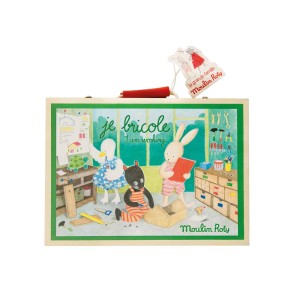 Zestaw drewnianych narzędzi w walizce 632403