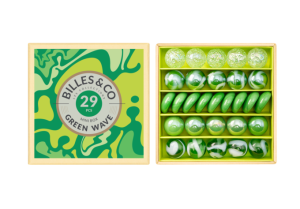 Szklane kulki ZIELONA FALA MINIBOX-19