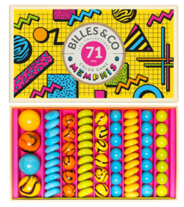 Szklane kulki MEMPHIS BOX-17