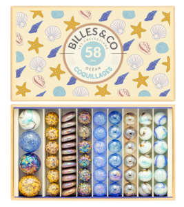 Szklane kulki MUSZELKI BOX-33