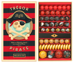 Szklane kulki SKARB PIRATÓW BOX-30