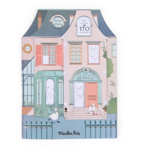 Kolorowanka domek myszek z naklejkami 667600