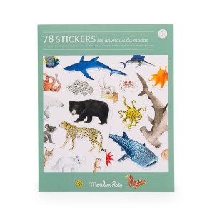 Zestaw naklejek ZWIERZĘTA ŚWIATA 719189