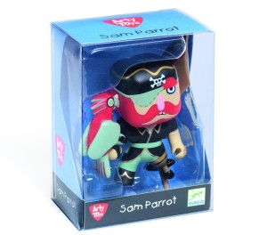 Figurka pirata Sam z papugą  DJ06816
