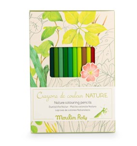 Zestaw 12 kredek NATURA z kartami 712615