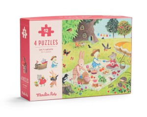 Puzzle kartonowe "PORY ROKU" Grande Famille 632440