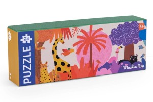 Puzzle kartonowe DŻUNGLA 70x15cm 679440
