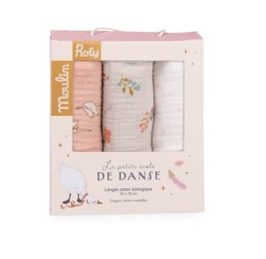 Zestaw 3 muślinowych pieluszek 667273