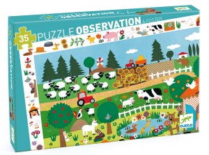 Puzzle obserwacja FARMA - 35 el.DJ07591