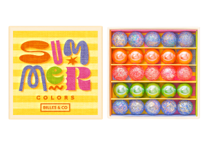 Szklane kulki KOLORY LATA PLAŻA MINIBOX-36