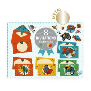 Zestaw do tworzenia zaproszeń SUPERBOHATER DD03496