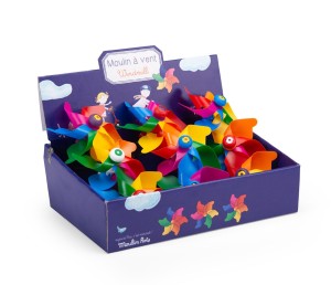 Kolorowy wiatraczek z zawieszką do roweru 713377