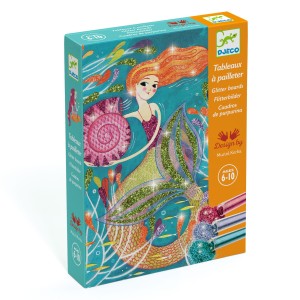 Zestaw artystyczny z brokatem SYRENY DJ09507