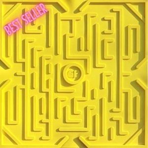 Mata do gry w kulki GAME PLAK' LABY JAUNE