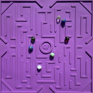 Mata do gry w kulki GAME PLAK' LABY VIOLETTE