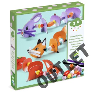 OUTLET Zestaw art. nawlekanie - ZWIERZĄTKA DJ00084