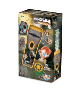 Mini projektor DINOZAURY z okularami 3D 6339DIN