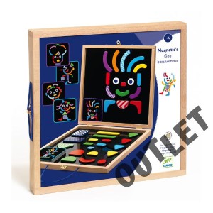 OUTLET Magnesy drewniane w walizce  DJ03136