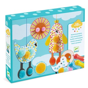 Zest. art. stempelki i pompony PTASZKI DJ00964