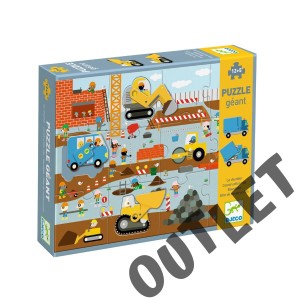 OUTLET Puzzle kartonowe gigant PLAC BUDOWY DJ07167