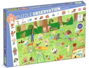 Puzzle obserwacja OGRÓD MAŁYCH PRZYJACIÓŁ  DJ07596