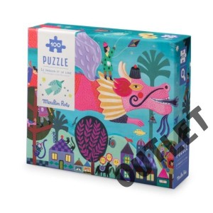 OUTLET Puzzle Smok i księżyc LES COMETES 687010