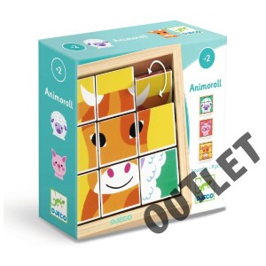 OUTLET Układ. w drewnianej ramce ANIMOROLL DJ01955