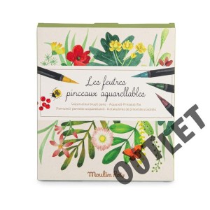 OUTLET Markery akwarelowe 12 szt OGRÓD 712617