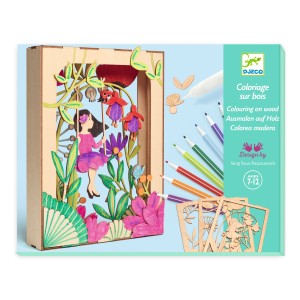 Zestaw art. drewniana diorama 3D ALIZEE  DJ08729