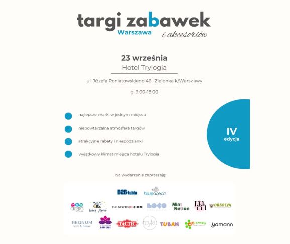 Kolejna edycja Targów Zabawek i Akcesoriów przed nami!